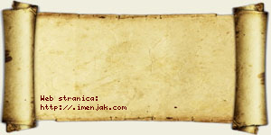 Anđa Maksimović vizit kartica